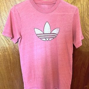 Adidas vintage trefoil heather tri-blend t-shirt